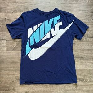Nike Navy Blue Short Sleeve T Shirt size XL Men